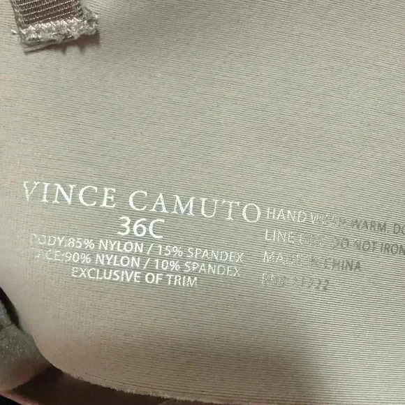 Vince Camuto Lavender Floral Bra Size 36C - Picture 3 of 4